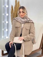 مانتو پشت پیله دو جیب کد 4406 - تصویر 12