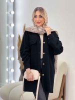 مانتو پشت پیله دو جیب کد 4406 - تصویر 6