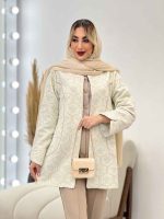 مانتو ژاکارد آستین لاله کد 4411 - تصویر 4