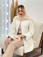 مانتو ژاکارد آستین لاله کد 4411 - تصویر 11