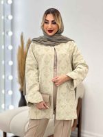 مانتو ژاکارد آستین لاله کد 4411 - تصویر 10