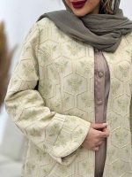 مانتو ژاکارد آستین لاله کد 4411 - تصویر 8