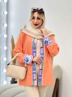 مانتو جلو باز خرجه کار هندی کد 4421 - تصویر 13