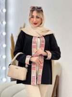 مانتو جلو باز خرجه کار هندی کد 4421 - تصویر 17