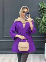 مانتو لینن اسلپ چهاردکمه کد 4379 - تصویر 27