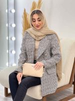 مانتو شنل شش دکمه کد 4325 - تصویر 5