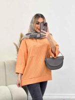 مانتو جلوبسته آستین دوبل کد 4339 - تصویر 15