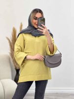 مانتو جلوبسته آستین دوبل کد 4339 - تصویر 13