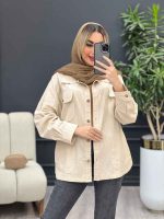 مانتو لینن چهار جیب کد 4426 - تصویر 11