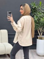 مانتو لینن چهار جیب کد 4426 - تصویر 17