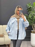 مانتو لینن چهار جیب کد 4426 - تصویر 10