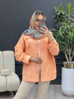مانتو لینن چهار جیب کد 4426 - تصویر 20