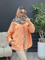 مانتو لینن چهار جیب کد 4426 - تصویر 16