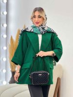 مانتو مازراتی یقه بلیزر چهاردکمه کد 4415 - تصویر 24