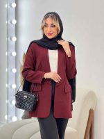 مانتو مازراتی دو جیب نما کد 4326 - تصویر 11