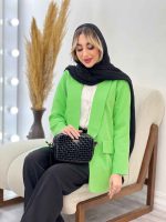 مانتو مازراتی دو جیب نما کد 4326 - تصویر 18