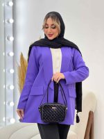 مانتو مازراتی دو جیب نما کد 4326 - تصویر 7