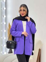 مانتو مازراتی دو جیب نما کد 4326 - تصویر 16