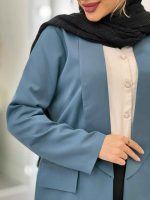 مانتو مازراتی دو جیب نما کد 4326 - تصویر 15
