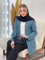 مانتو مازراتی دو جیب نما کد 4326 - تصویر 24
