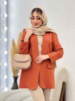 مانتو مازراتی دو جیب نما کد 4326 - تصویر 4