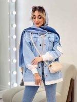 جین ترکیبی دو جیب نما کد 4400 - تصویر 7
