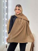 شال پلیسه ساده کد 4409 - تصویر 4