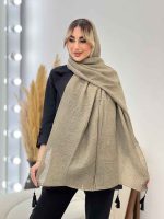 شال پلیسه ساده کد 4409 - تصویر 17