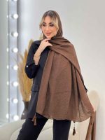 شال پلیسه ساده کد 4409 - تصویر 28