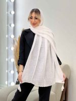 شال پلیسه ساده کد 4409 - تصویر 12