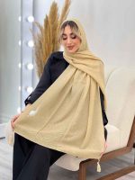 شال پلیسه ساده کد 4409 - تصویر 6