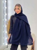 شال پلیسه ساده کد 4409 - تصویر 24