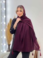 شال پلیسه ساده کد 4409 - تصویر 15