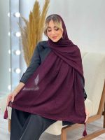 شال پلیسه ساده کد 4409 - تصویر 29