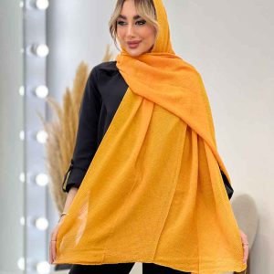 شال پلیسه ساده کد 4409
