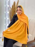 شال پلیسه ساده کد 4409 - تصویر 9