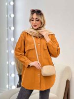 مانتو جیب پاکتی پایین هلال کد 4402 - تصویر 22