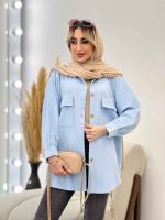 مانتو جیب پاکتی پایین هلال کد 4402 - تصویر 21