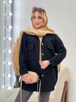 مانتو جیب پاکتی پایین هلال کد 4402 - تصویر 13