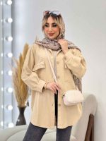 مانتو جیب پاکتی پایین هلال کد 4402 - تصویر 12