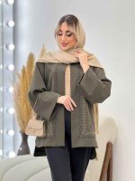 مانتو گلدوزی جلو باز کد 4302 - تصویر 9