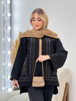 مانتو گلدوزی جلو باز کد 4302 - تصویر 3