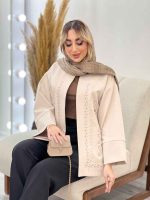 مانتو گلدوزی جلو باز کد 4302 - تصویر 10