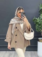 مانتو ژیله دکمه دار کد 4427 - تصویر 17