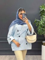 مانتو ژیله دکمه دار کد 4427 - تصویر 9
