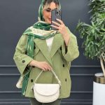 مانتو ژیله دکمه دار کد 4427