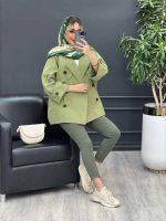 مانتو ژیله دکمه دار کد 4427 - تصویر 20