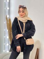 مانتو جین آستین پاگن کد 4391 - تصویر 2