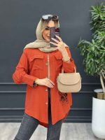 شومیز دو جیب طرح گربه کد 4369 - تصویر 23