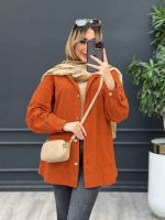 مانتو لینن برش دار کد 4347 - تصویر 2